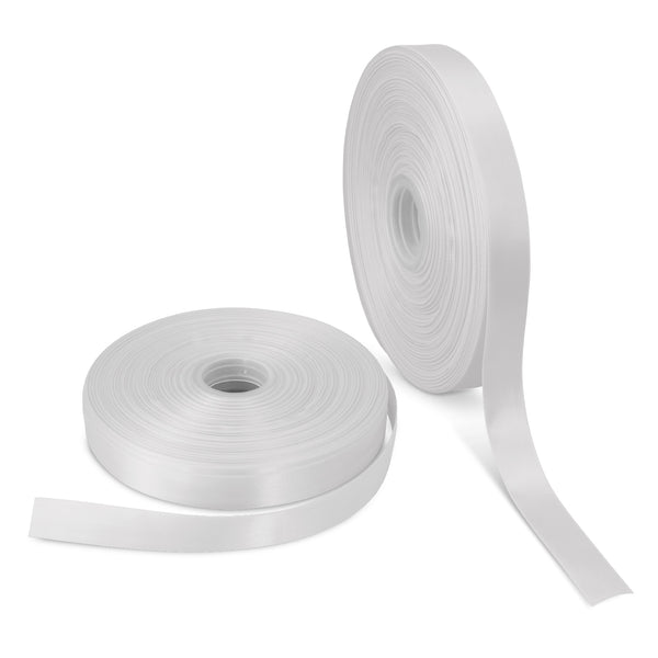 Weave Personalised Ribbon 25mm (White)