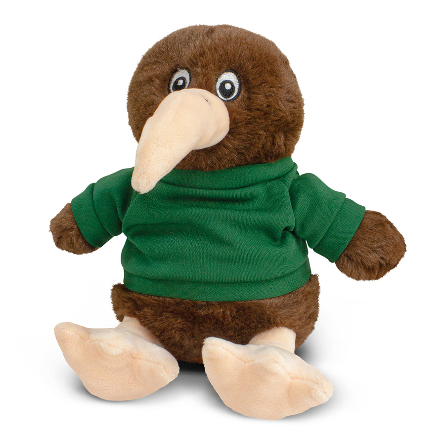 Kauri Kiwi Plush Toy (Dark Green)