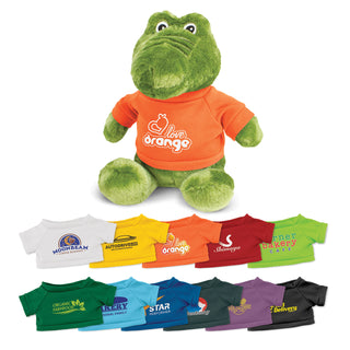 Billabong Crocodile Plush Toy (T-Shirt: White)