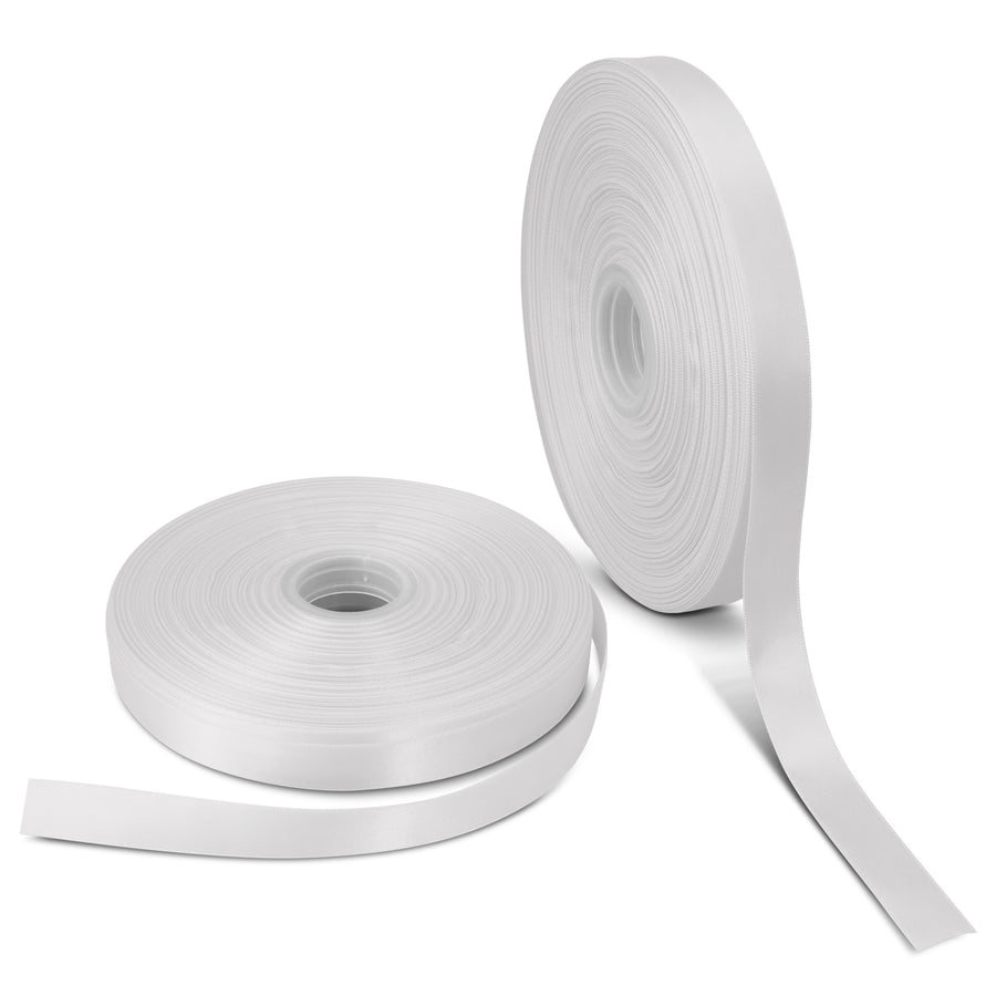 Spectrum Personalised Ribbon 20mm - Full Colour (White)