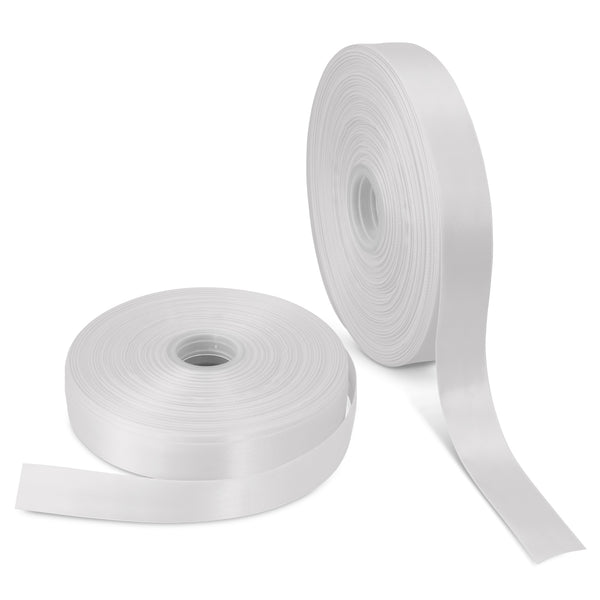 Spectrum Personalised Ribbon 50mm  - Full Colour (White)