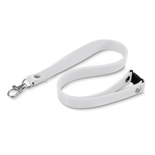 Drift Silicone Lanyard (White)
