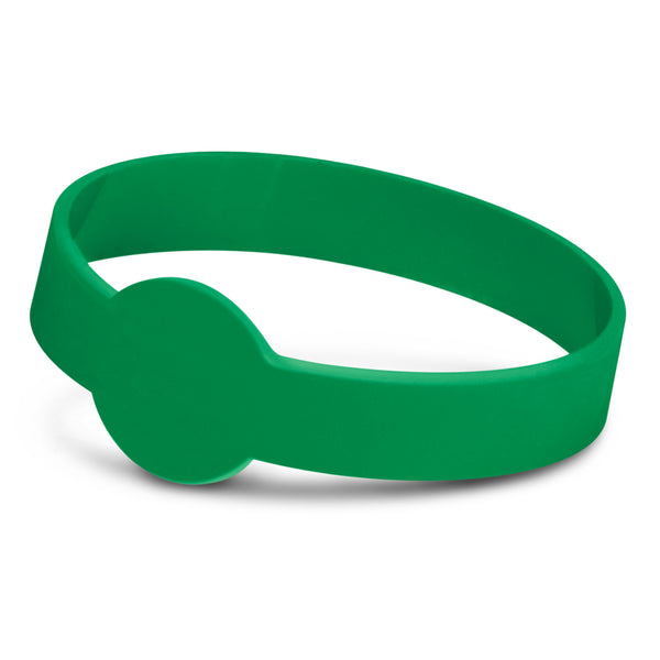 Rally Silicone Wrist Band - Debossed (Dark Green)
