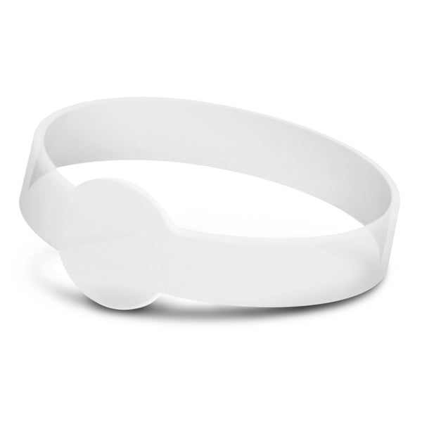 Rally Silicone Wrist Band - Embossed (Clear)