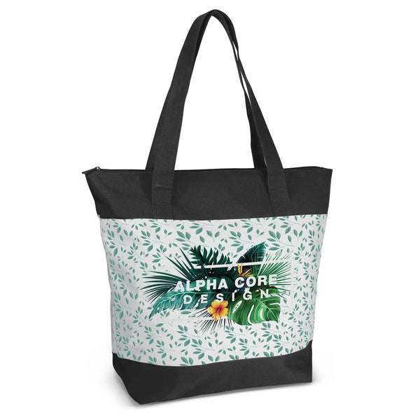 Canvas Tote Bag - Full Colour (Dark Blue)