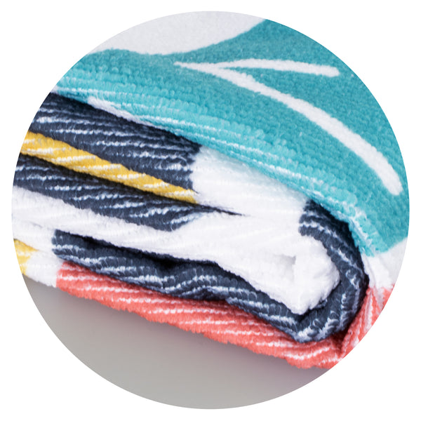 Tide Santorini Beach Towel (Royal Blue)