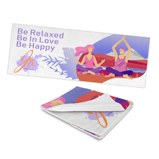 Flow Zen Yoga Towel (Red)