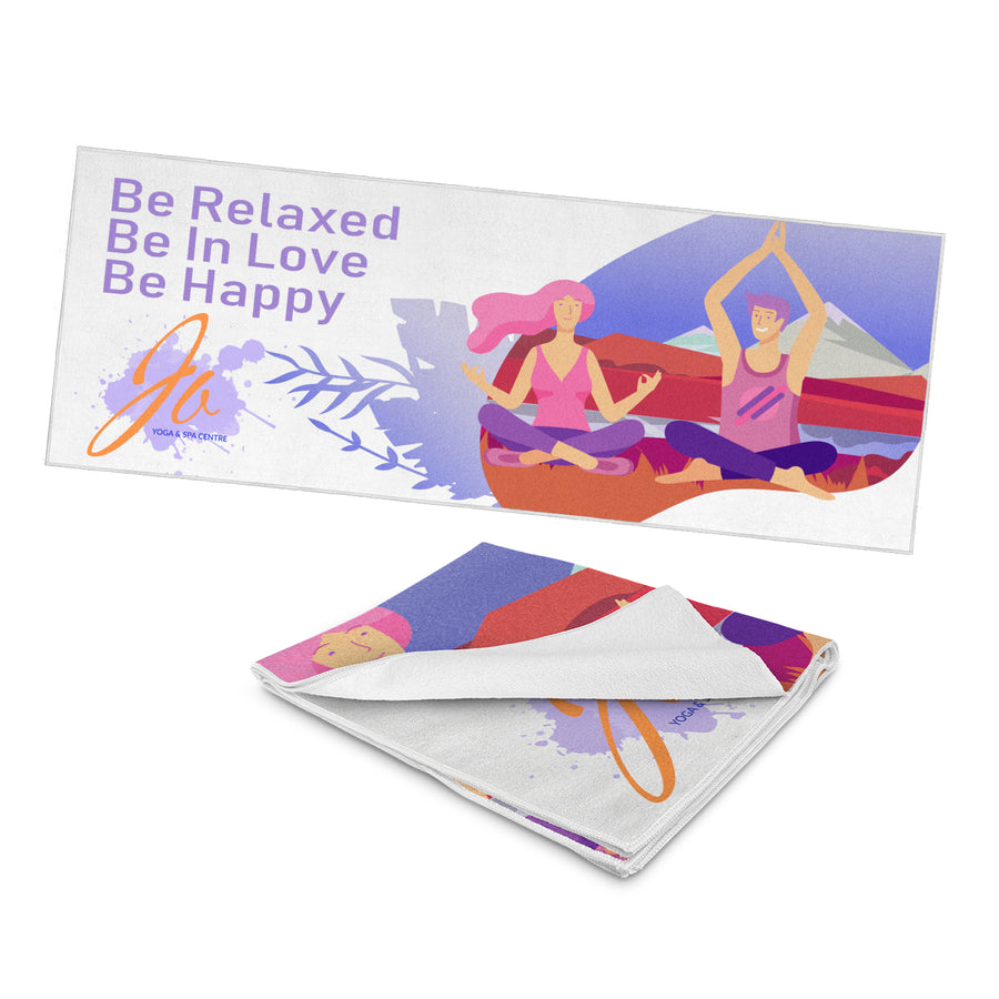 Flow Zen Yoga Towel (Red)