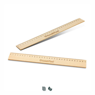 Beechwood 30cm Ruler (Natural) — Impact Aware