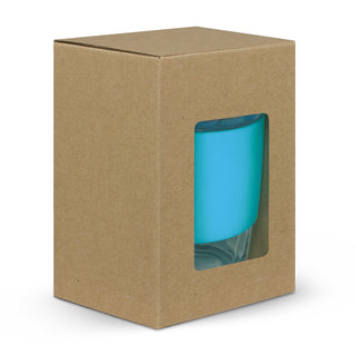 Clarity Nova Cup - Borosilicate 350ml (Teal) — Natural Gift Box