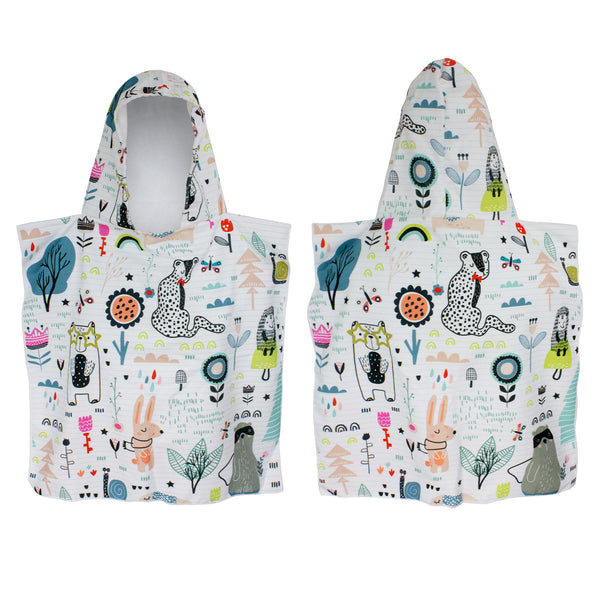 Splash Kids Hooded Towel (Light Blue)