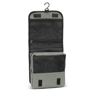 Merino Toiletry Bag (Grey) — Internal