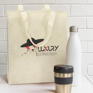 Kira A4 Natural Look Tote Bag (Natural) — Feature