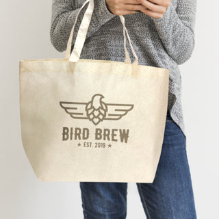 City Shopper Natural Look Tote Bag (Natural) — Feature