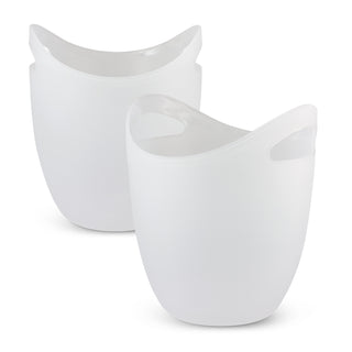 Glacier Ice Bucket (Frosted White)