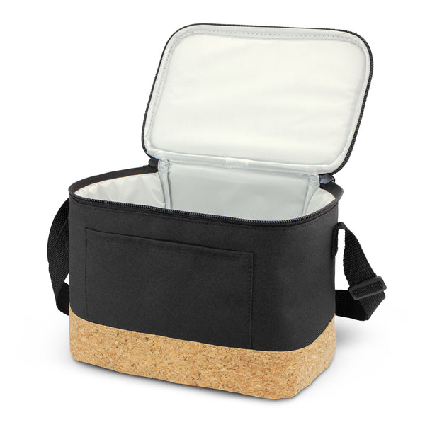 Coast Cooler Bag (Black with Natural Cork)