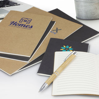Grain Notebook - Large (Black) — Feature
