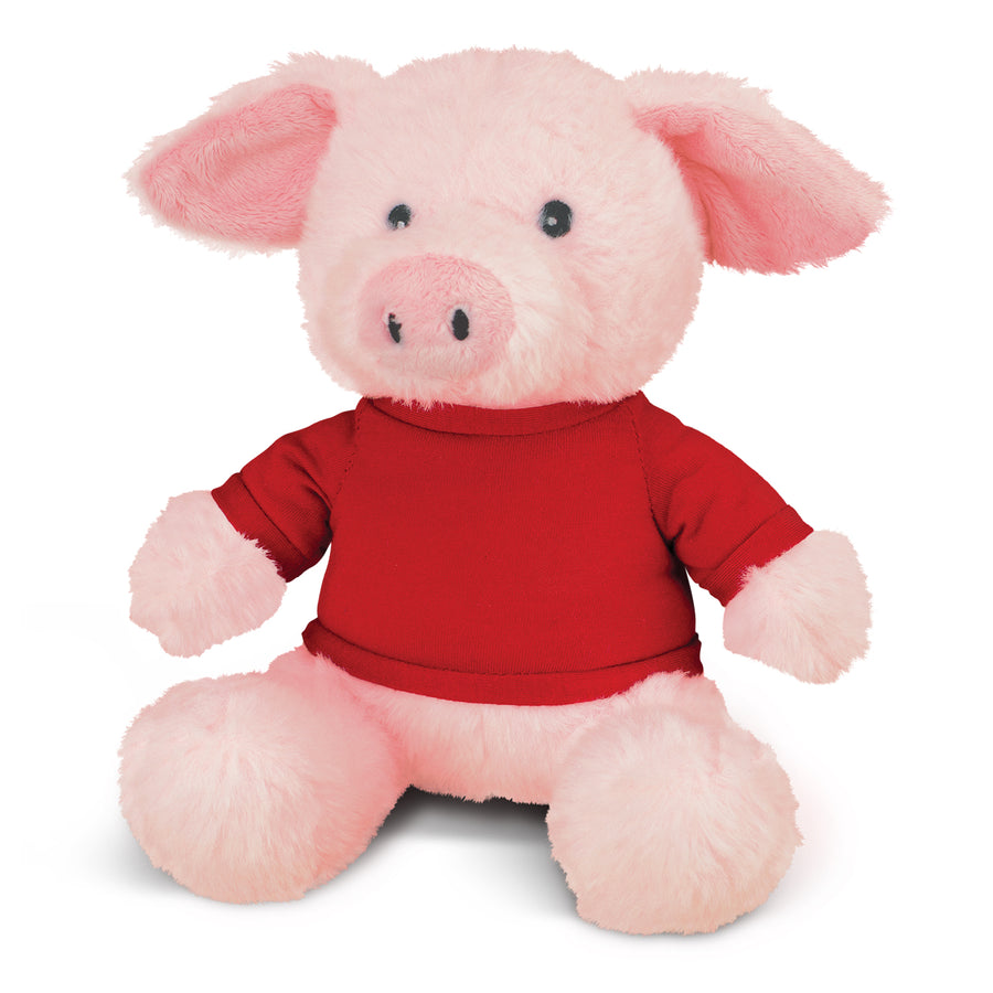 Meadow Pig Plush Toy (Red)