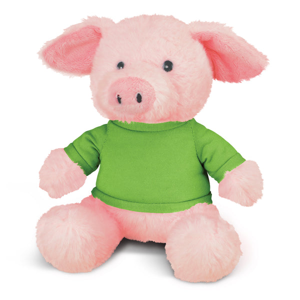 Meadow Pig Plush Toy (Bright Green)