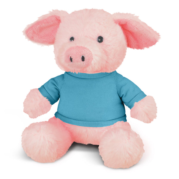 Meadow Pig Plush Toy (Light Blue)