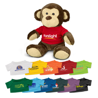Grove Monkey Plush Toy (T-Shirt: White)