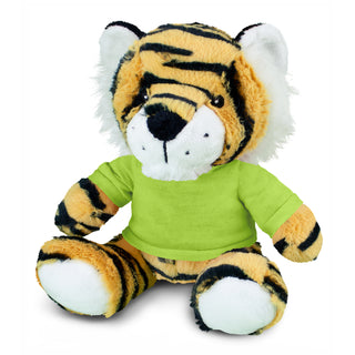 Savanna Tiger Plush Toy (Bright Green)
