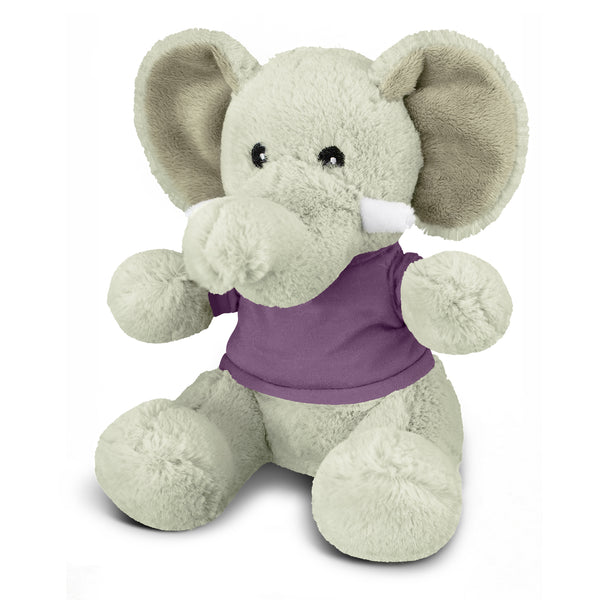Safari Elephant Plush Toy (Purple)
