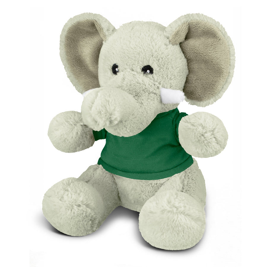 Safari Elephant Plush Toy (Dark Green)