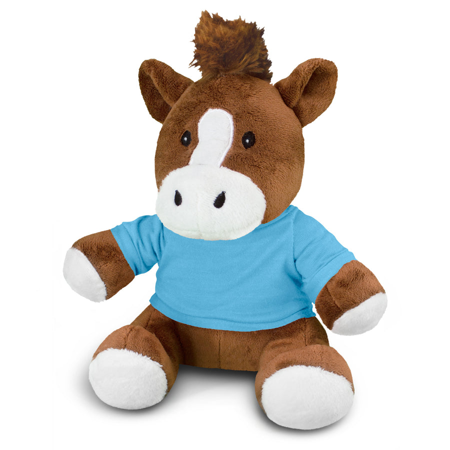 Prairie Horse Plush Toy (Light Blue)