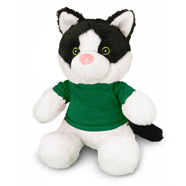 Whisker Cat Plush Toy (Dark Green)
