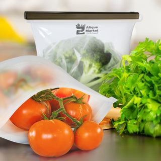 Capsule Silicone Reusable Storage Pouch (Clear) — Feature