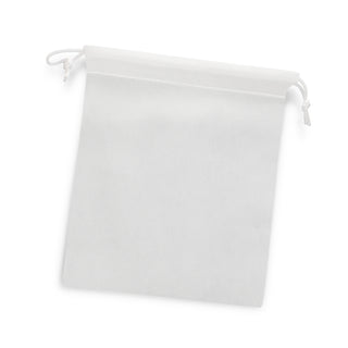 Satchel Drawstring Gift Bag - Medium (White)