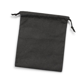 Satchel Drawstring Gift Bag - Medium (Black)