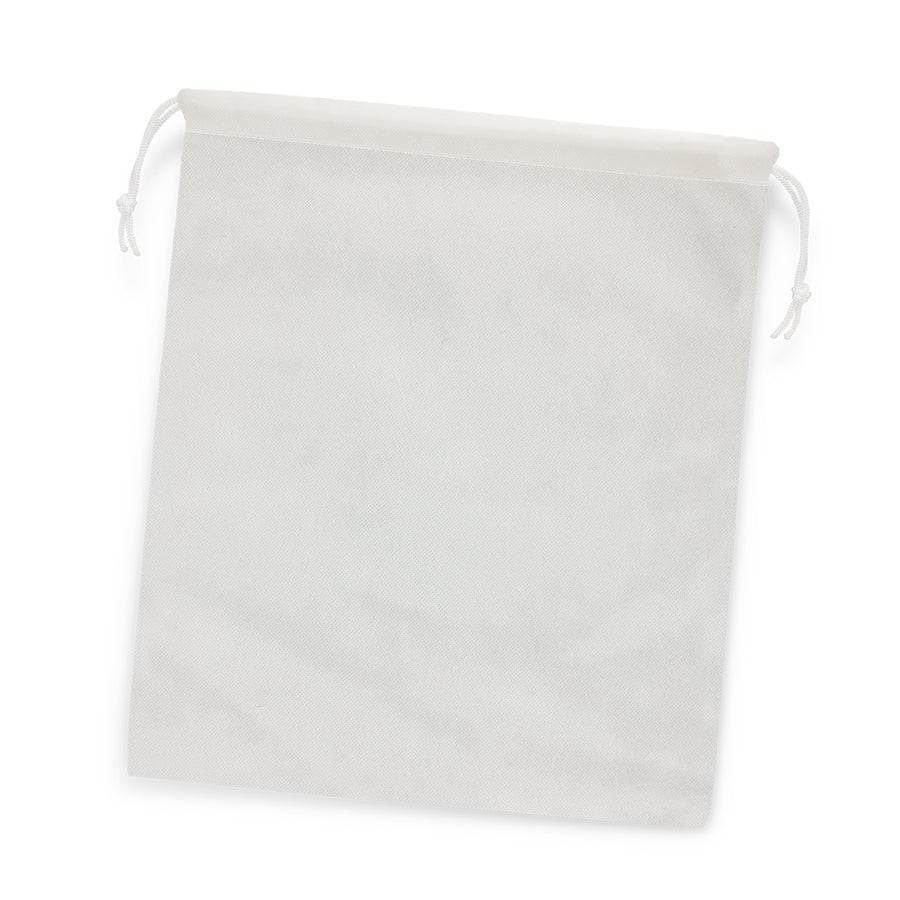 Satchel Drawstring Gift Bag - Large (White)