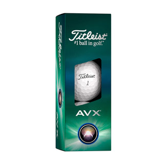 Titleist AVX Golf Ball (White) — Box