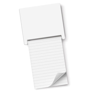 Imprint Magnetic Memo Pad - A7 (White) — White