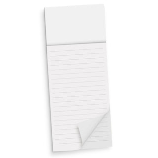 Imprint Magnet Pad - Lined (White) — White