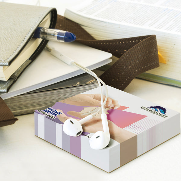 Quire Memo Cube Note Pad - 200 Leaves (White)