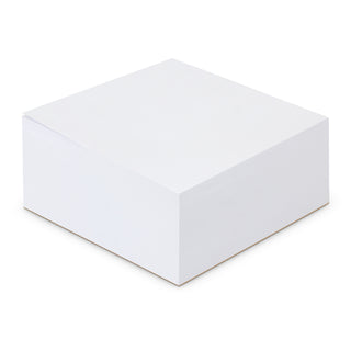 Quire Memo Cube Note Pad - 400 Leaves (White) — White