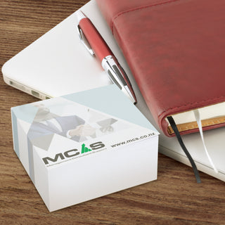 Quire Memo Cube Note Pad - 400 Leaves (White) — Feature
