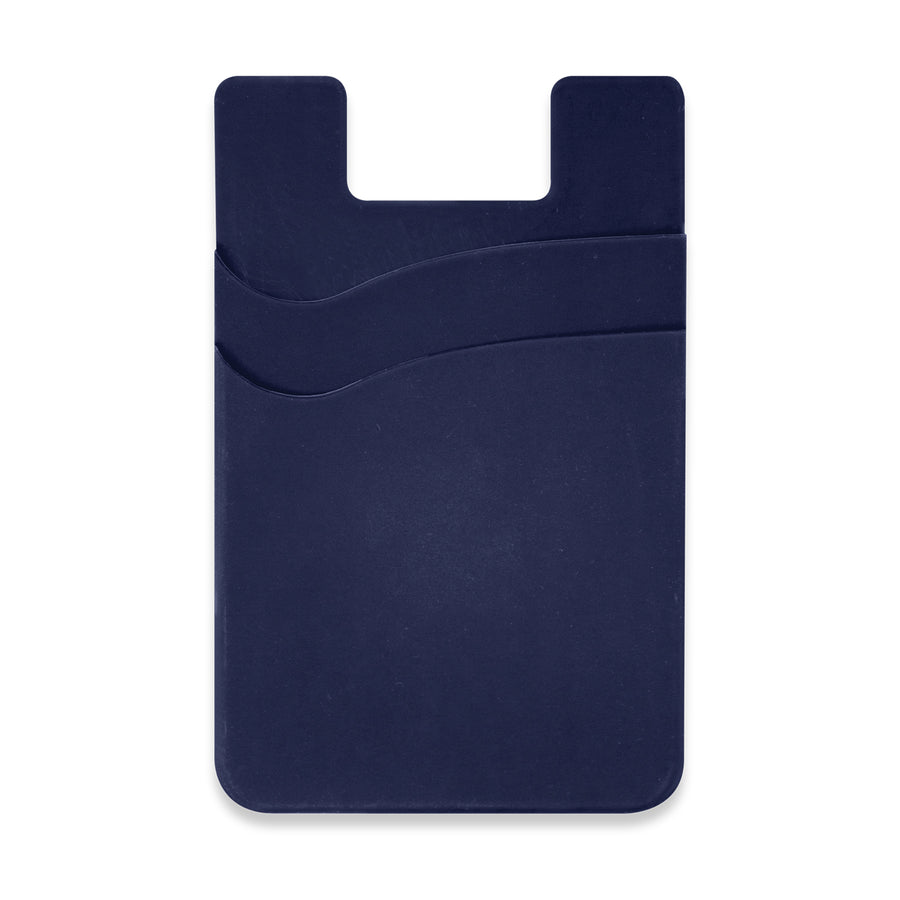 Cipher Dual Silicone Phone Wallet (Navy)