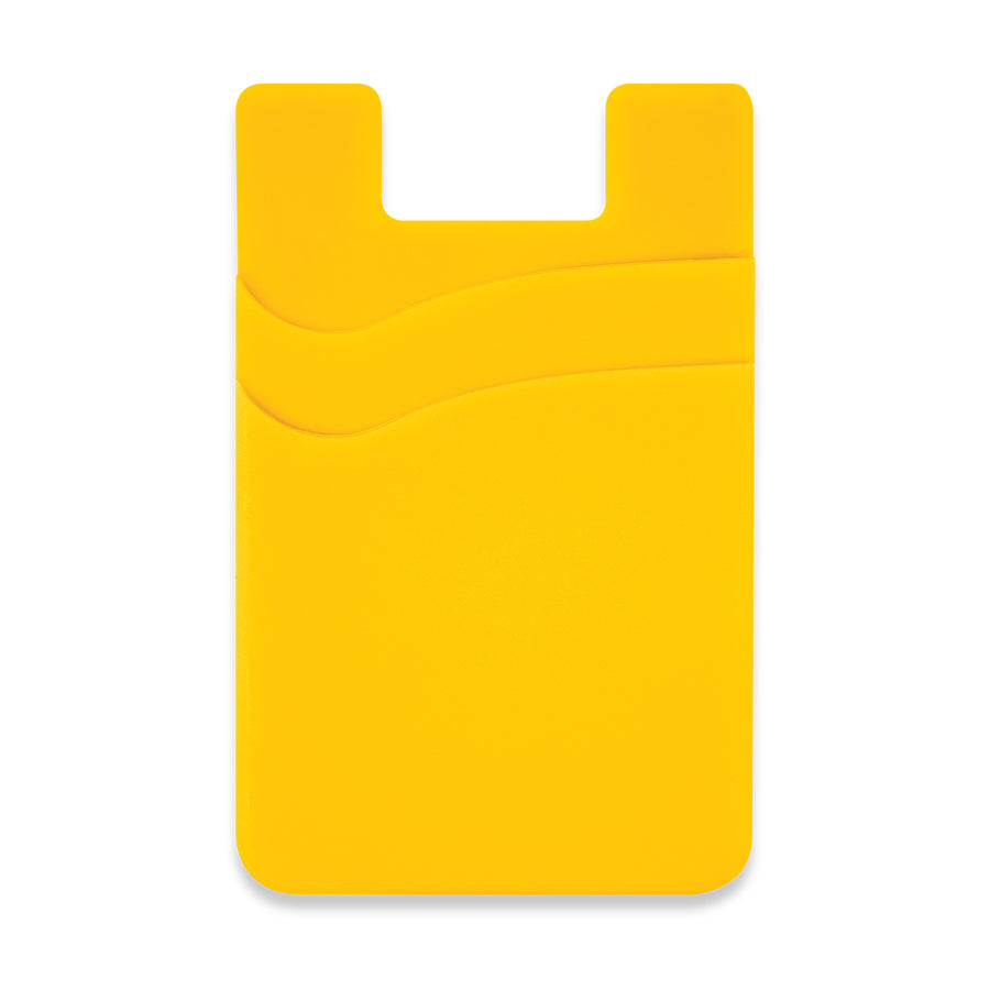 Cipher Dual Silicone Phone Wallet (Yellow)
