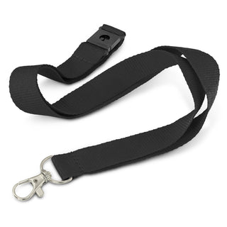 Glow Beacon Logo Lanyard (Teal) — Black
