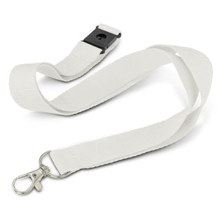 Glow Beacon Logo Lanyard (Purple) — White