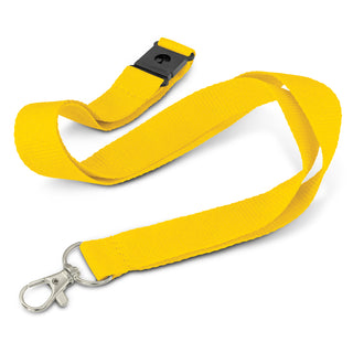 Glow Beacon Logo Lanyard (Light Blue) — Yellow
