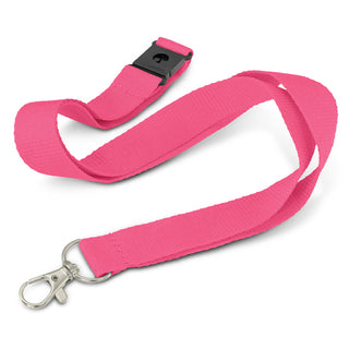 Glow Beacon Logo Lanyard (Dark Green) — Pink