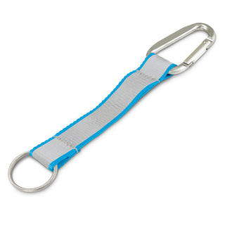 Bright Reflector Key Ring (Red) — Light Blue