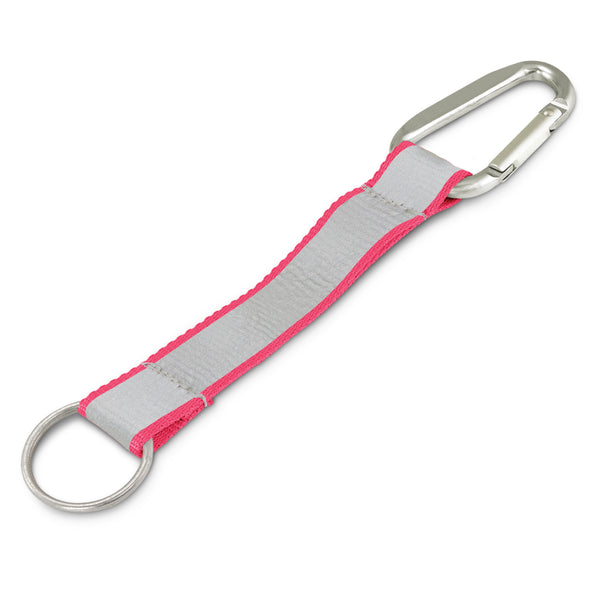 Bright Reflector Key Ring (White)