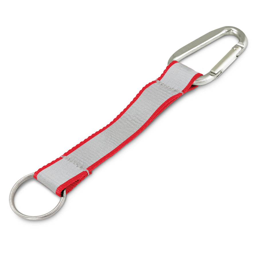 Bright Reflector Key Ring (Red)