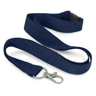 Eco RPET Lanyard (Dark Blue) — Navy